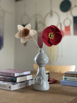 Make Your Own Poppy Flower Diy Crochet Kit, 2 of 7