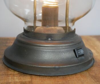 Industrial Miners Lantern Desk Top Lamp, 3 of 3