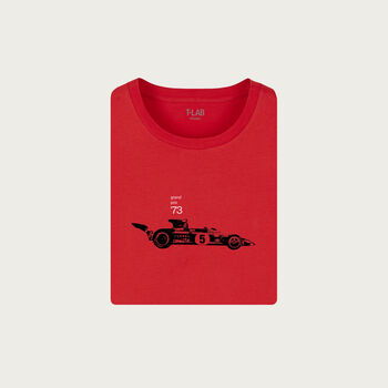Racing 73 Red Motorsport T Shirt, 5 of 6