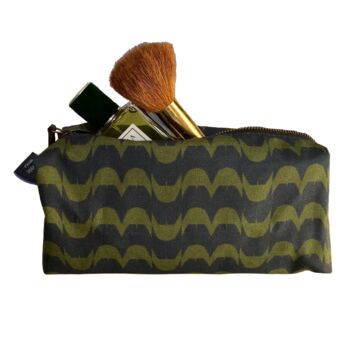 Olive And Anthracite Pouch, 2 of 4