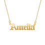 Personalised Old English Name Necklace, thumbnail 7 of 7