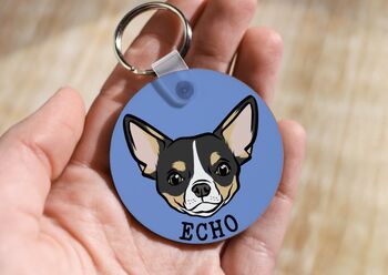 Chihuahua Portrait Keyring, 2 of 6