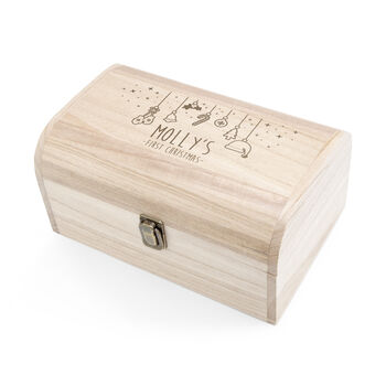 Personalised Baby's First Christmas Eve Chest, 10 of 12