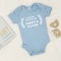 Personalised Our First Fathers Day Babygrow, thumbnail 4 of 9