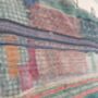 Double Sided Stunning Hand Stitched Kantha Quilt, thumbnail 3 of 7