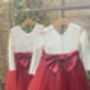 Long Sleeve Burgundy Tutu Dress, thumbnail 12 of 12