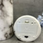20cm Marbled Grey LED Pillar Candle – Real Wax, thumbnail 9 of 12
