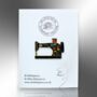 Sewing Machine With Flower Design Enamel Pin Brooch, Birthday Gift For Sewers, Crafters, Dressmakers, Seamstresses, thumbnail 4 of 8