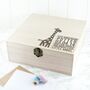 Personalised Baby Giraffe Keepsake Box, thumbnail 7 of 12