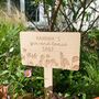 Personalised Solid Cherry Wood Gin Spot Garden Sign, thumbnail 1 of 5