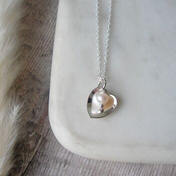 Pearl Heart Pendant, 2 of 5
