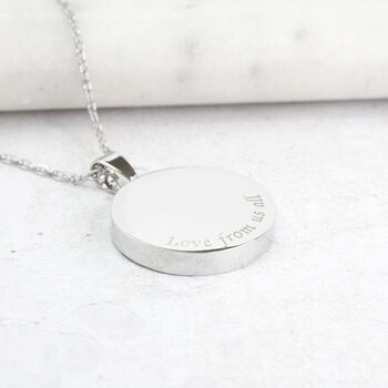 Personalised 1954 70th Birthday Sixpence Necklace, 5 of 8