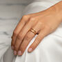 Adjustable Ring In 18k Gold, Women's Minimalist Jewellery, thumbnail 1 of 5