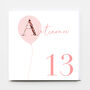 Happy Birthday Age Balloon Greeting Card, thumbnail 2 of 3