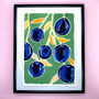 Blueberry Art Print, thumbnail 2 of 6