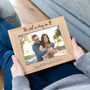 Personalised Engagement Solid Oak Photo Frame, thumbnail 1 of 2