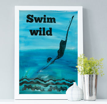 Swimming Print, 3 of 10