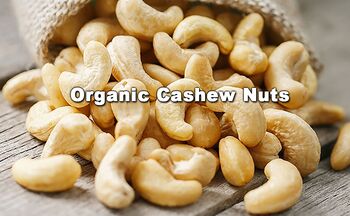 Ausha Organic Whole Cashew Nuts 1kg W320 Grade, 7 of 11