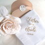 Father Of The Bride Wedding Day Handkerchief Gift, thumbnail 1 of 6