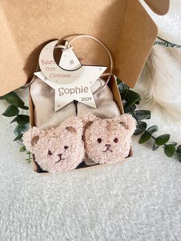 Baby's First Christmas Gift Box, Christmas Tree Ornament Keepsake, 7 of 9
