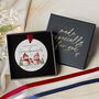 Personalised First Christmas Grandparents Ornament, thumbnail 3 of 7