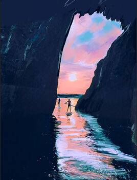 Sup Sunset Card, 2 of 2