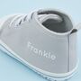 Personalised Grey High Top Trainers, thumbnail 4 of 5