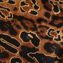Personalised Leopard Spot Gold Foil Print Scarf, thumbnail 4 of 12
