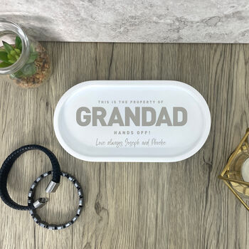 Personalised Bold Text Trinket Tray, 3 of 6