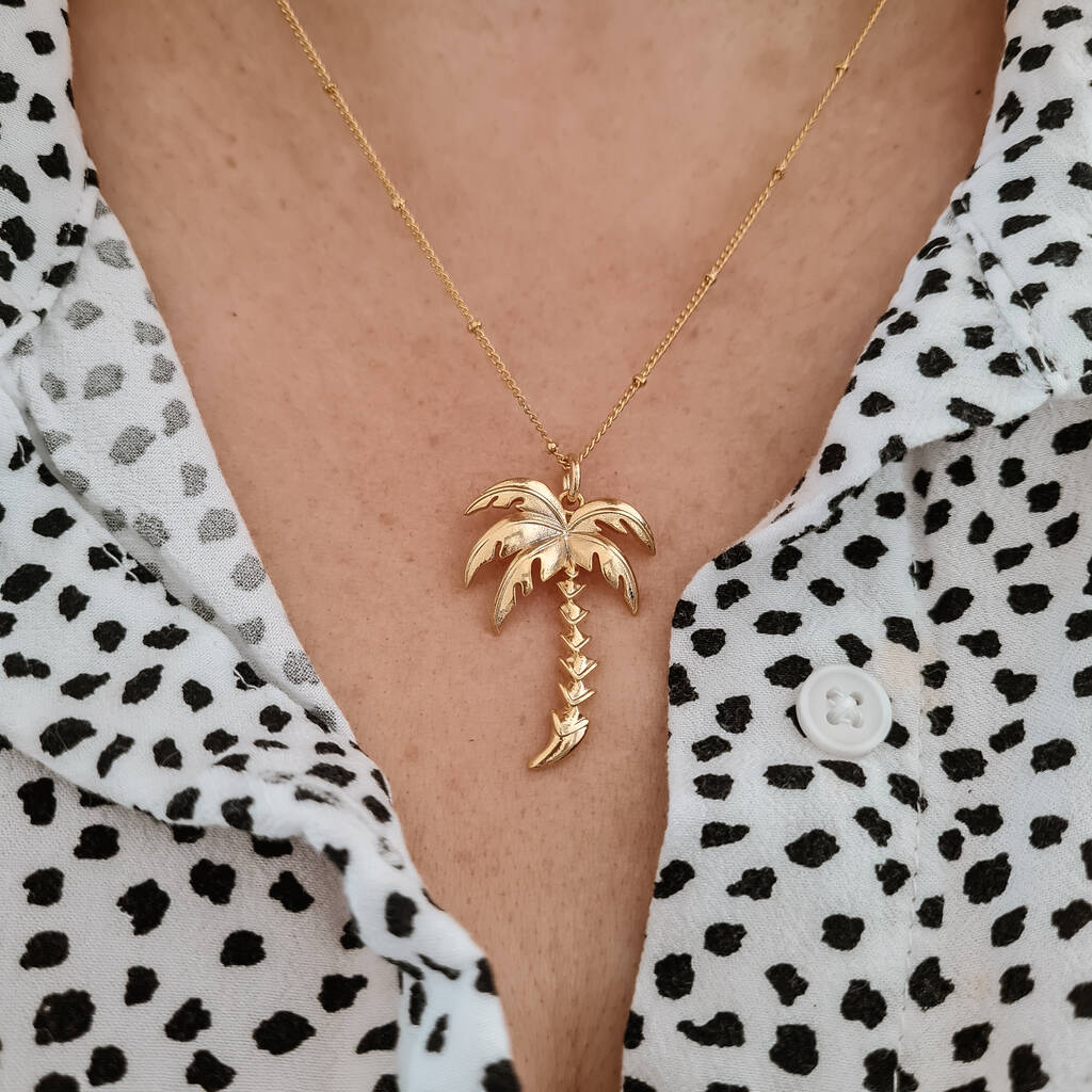 Palm Tree Necklace By Misskukie