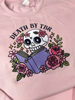Death By Tbr Embroidered Sweatshirt, 4 of 5