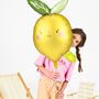 Cute Lemon Foil Balloon, thumbnail 1 of 10