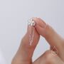 Sterling Silver Daisy Chain Jacket Earrings, thumbnail 3 of 10
