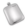Personalised Sayers London Classic 6oz Pewter Hip Flask, thumbnail 4 of 5