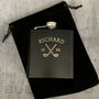 Personalised Golfers Hip Flask, thumbnail 3 of 5