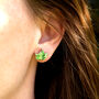 Inky Ivy Mismatched Birch Stud Earrings, thumbnail 11 of 12