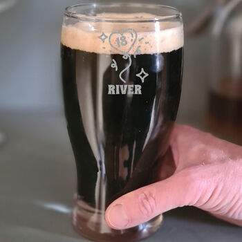 18th Birthday Pint Glass, 8 of 8