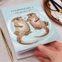 Personalised Notebook With Floating Otters, thumbnail 2 of 4
