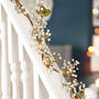 Winter Berries LED Staircase Garland, thumbnail 1 of 5