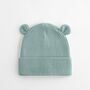 Organic Baby Bear Beanie Hat, thumbnail 3 of 10