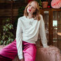 Personalised Embroidered Christmas 'Holly' Sweatshirt, thumbnail 1 of 5