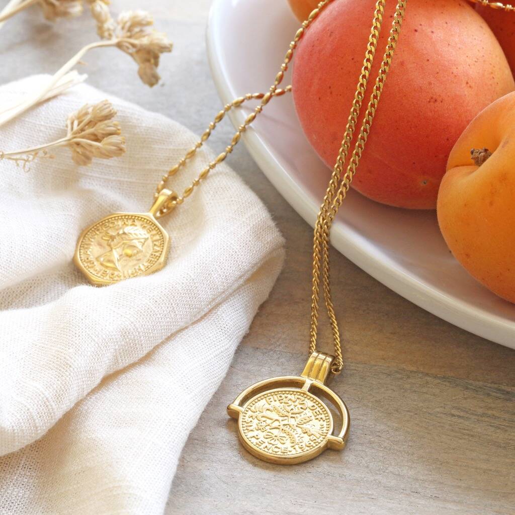 Gold filled clearance coin pendant