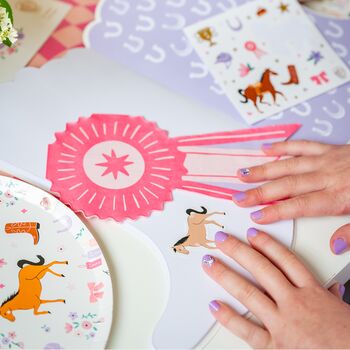 Pony Tales 'Show Ribbon' Set Of 16 Paper Napkins, 3 of 5