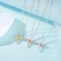 Sterling Silver Tiny Dragon Pendant Necklace, thumbnail 4 of 11