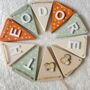 Farm Bunting Personalised Wooden Tractor Bunting For Nursery, thumbnail 8 of 12