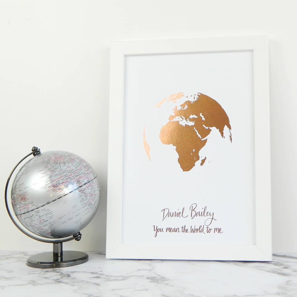 Personalised Anniversary Copper Gift By De Fraine