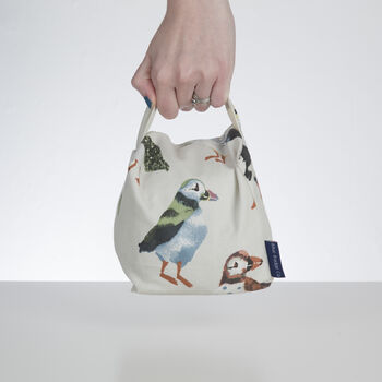 Heavy Weight Door Stopper In Patterned Puffin, 3 of 5