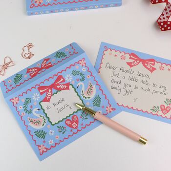 Writing Set 10 Notecards And Envelopes, 4 of 7