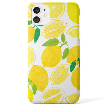 Lemon Print Phone Case, 2 of 7