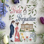 Pride And Prejudice Modern Cross Stitch Kit, thumbnail 1 of 4